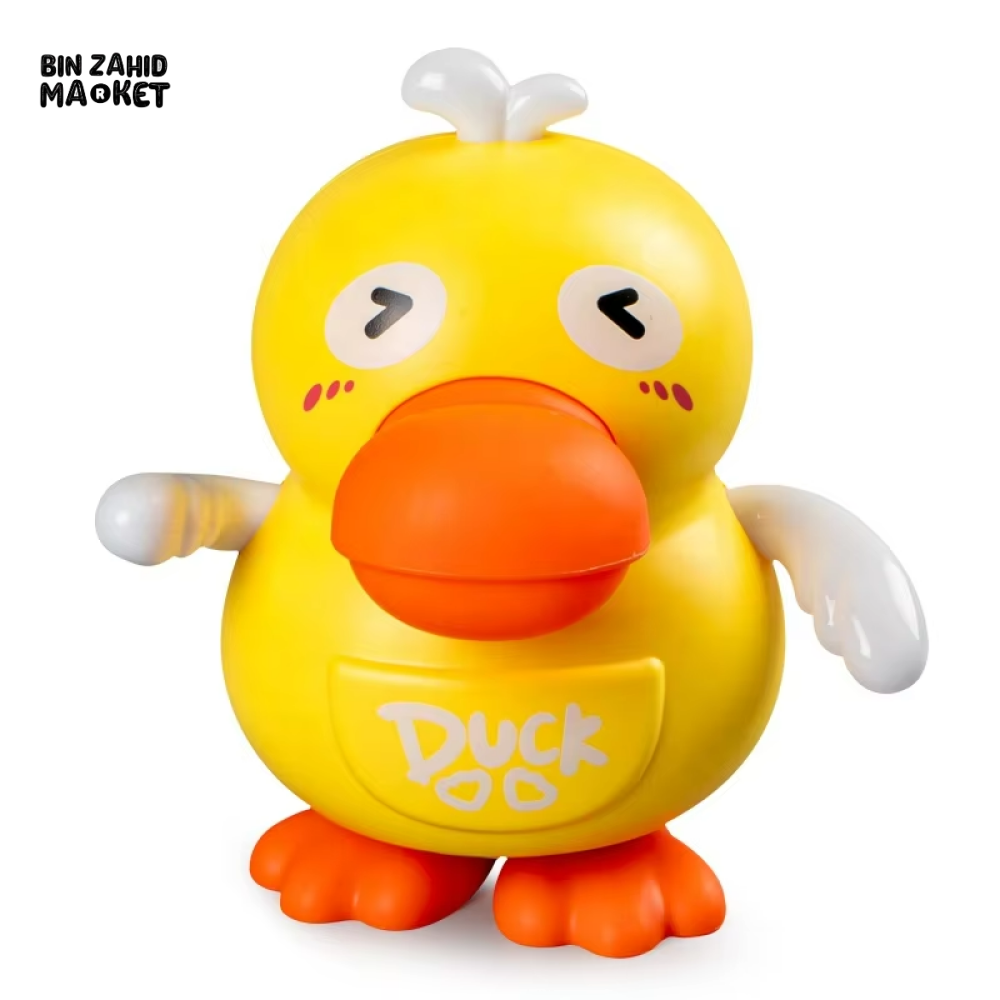 EARLY EDUCATIONAL MONTESSORI ELECTRONIC PETS – DANCING DUCK TOY WITH LIGHT & MUSIC FOR BABIES