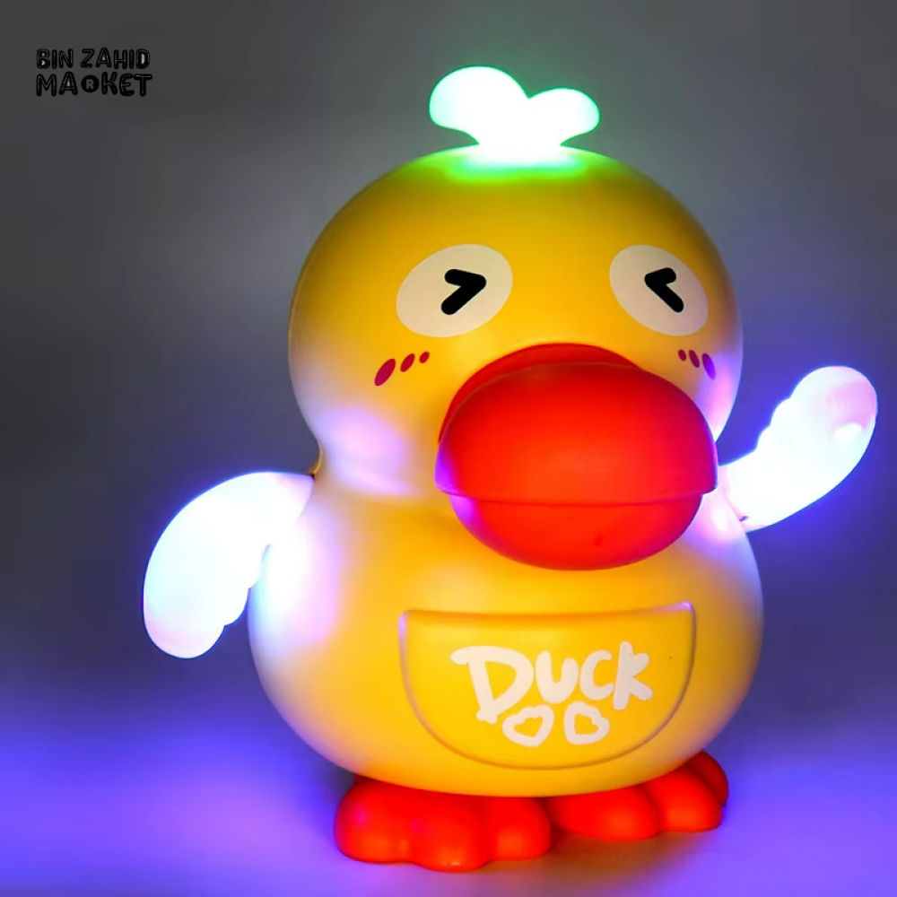EARLY EDUCATIONAL MONTESSORI ELECTRONIC PETS – DANCING DUCK TOY WITH LIGHT & MUSIC FOR BABIES