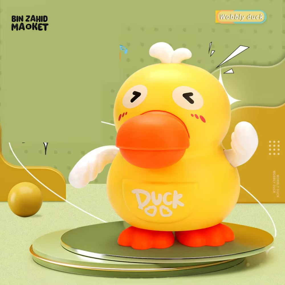 EARLY EDUCATIONAL MONTESSORI ELECTRONIC PETS – DANCING DUCK TOY WITH LIGHT & MUSIC FOR BABIES
