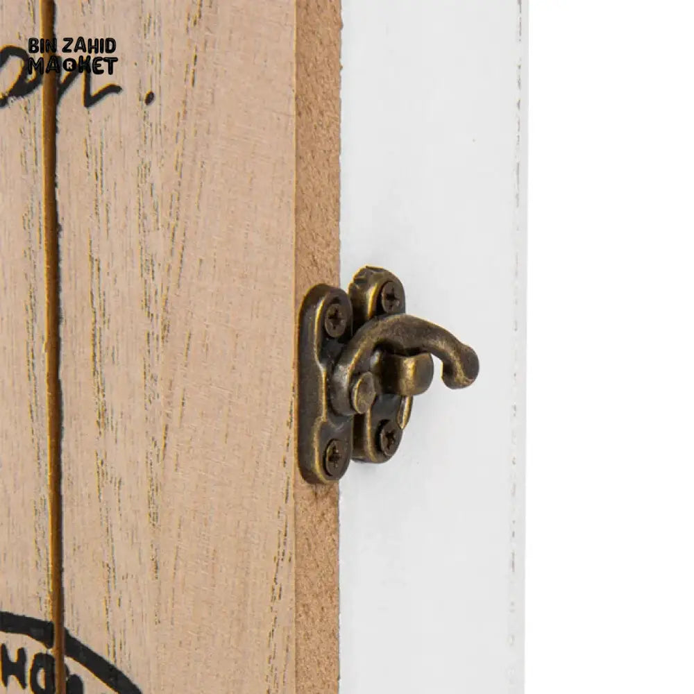 EASY INSTALLATION KEY STORAGE BOX HOLDER BOX WALL ART DECOR - HOME SWEET HOME