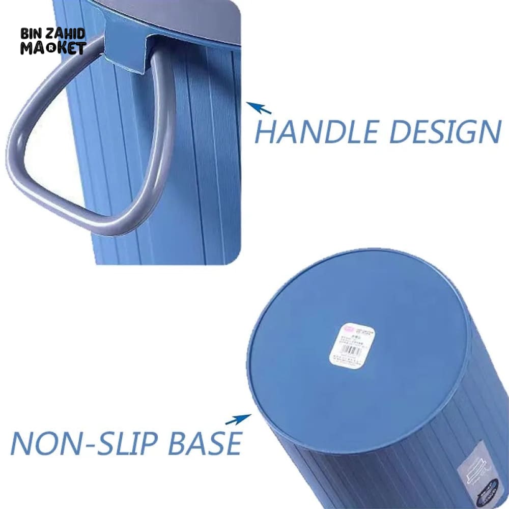 ECO-FRIENDLY TRASH BIN WITH LID