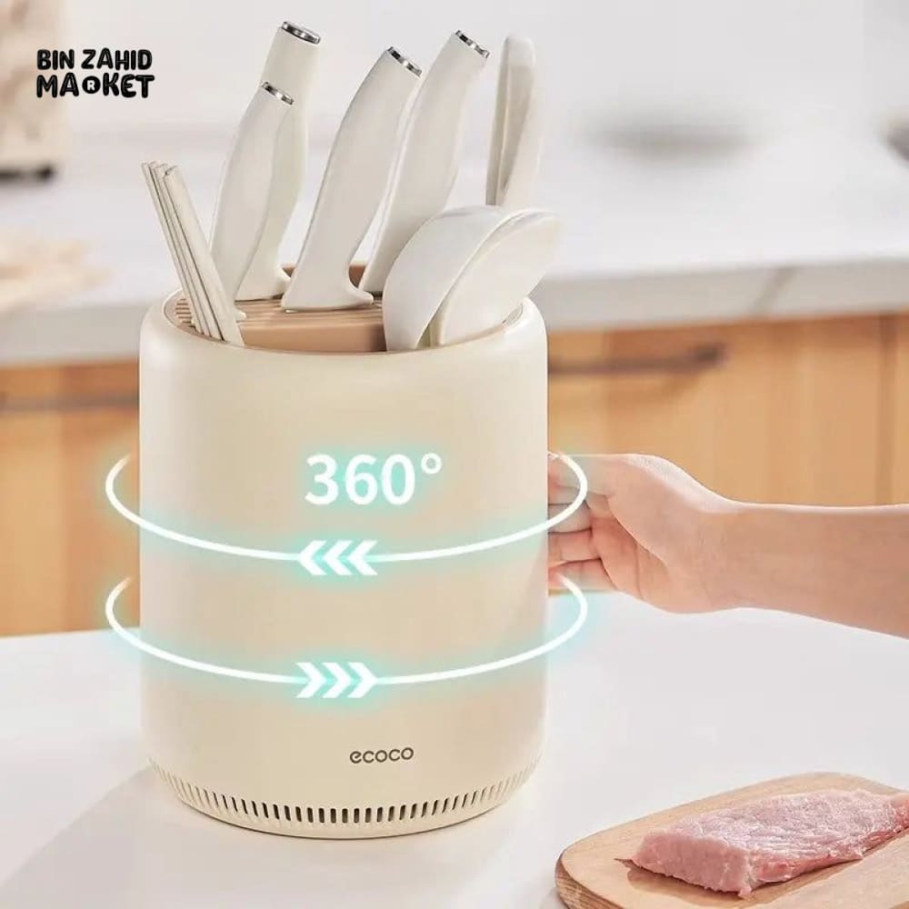 ECOCO 360° ROTATING KNIFE HOLDER – COUNTERTOP KITCHEN ORGANIZER