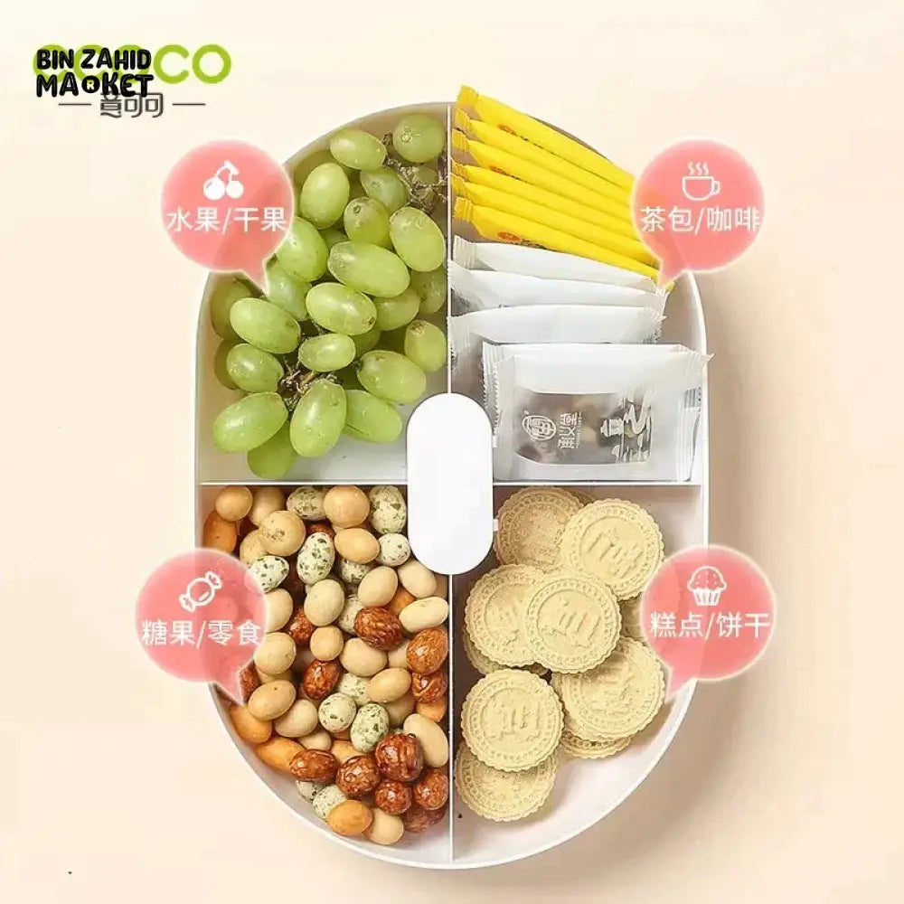 Ecoco Double Layer Candy & Dry Fruits Box