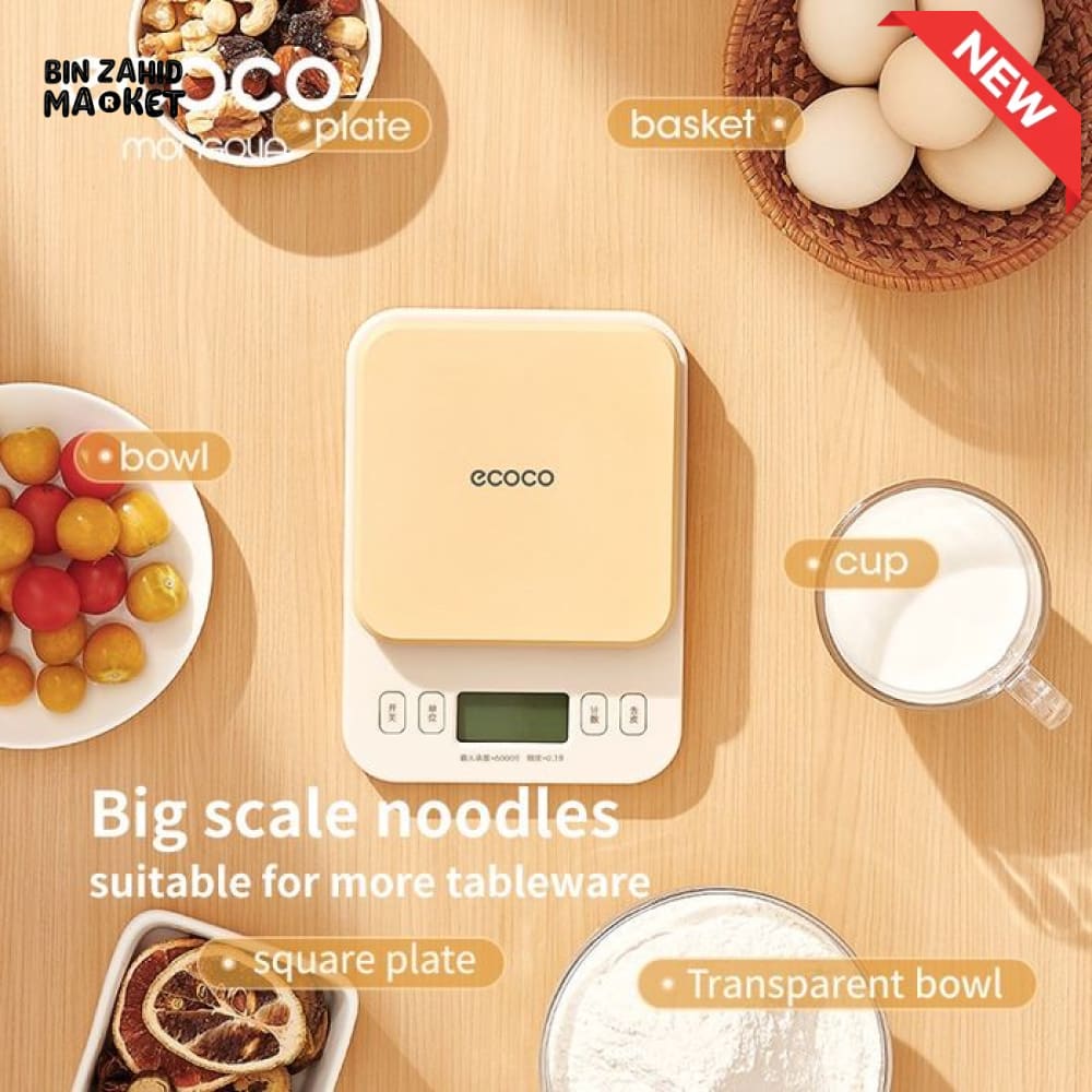 ECOCO SMART DIGITAL KITCHEN SCALE – ACCURATE FOOD WEIGHING