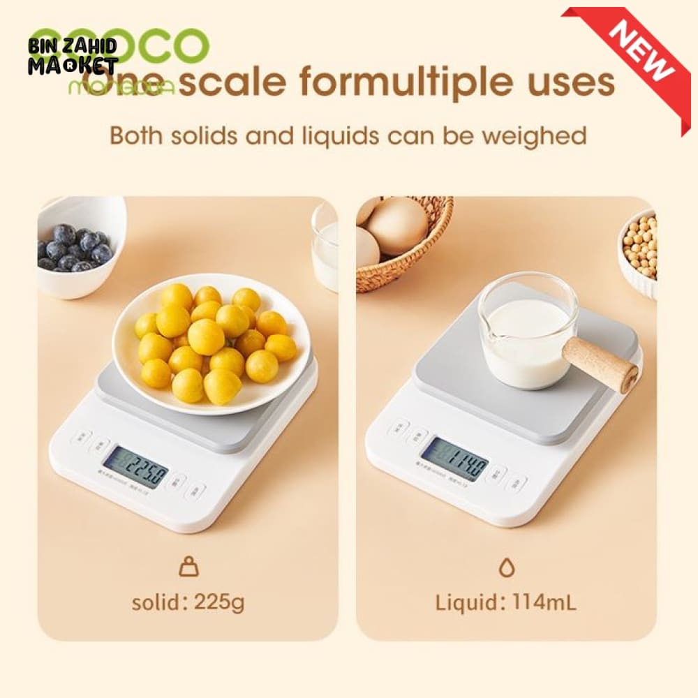 ECOCO SMART DIGITAL KITCHEN SCALE – ACCURATE FOOD WEIGHING