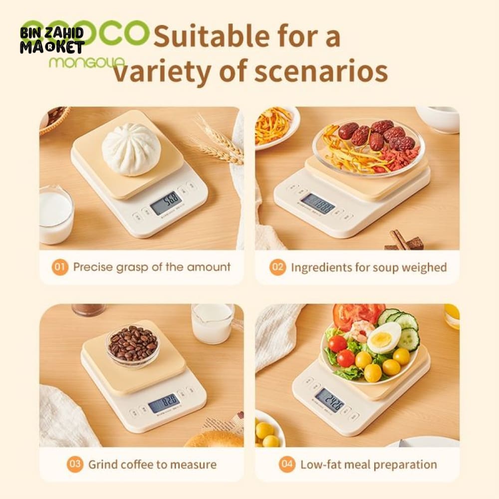 ECOCO SMART DIGITAL KITCHEN SCALE – ACCURATE FOOD WEIGHING