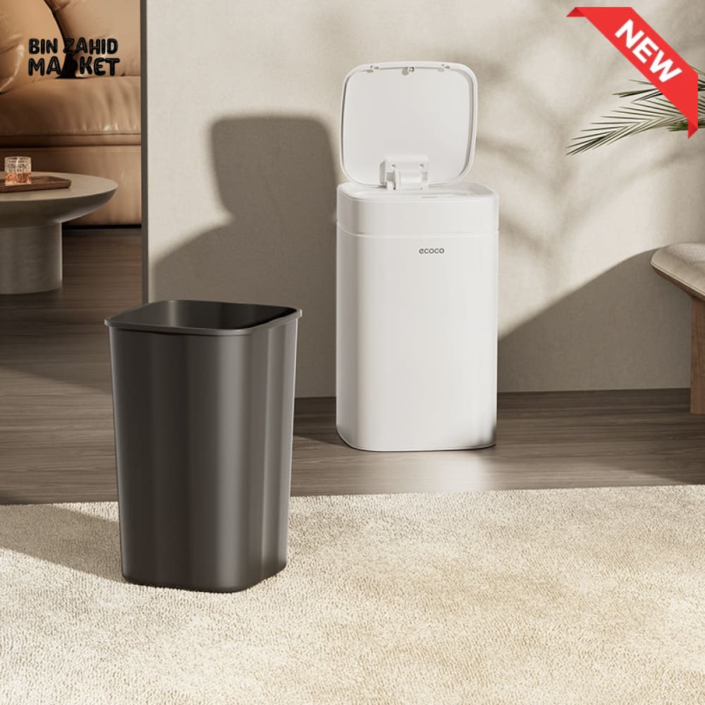 ECOCO SMART SENSOR TRASH CAN 12 LITRE – HANDS-FREE AUTOMATIC DUSTBIN