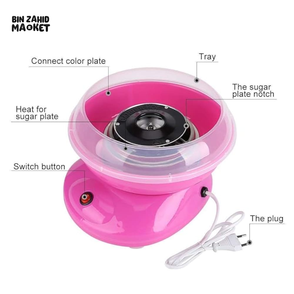 ELECTRIC COTTON CANDY MACHINE – DIY SUGAR FLOSS FOR KIDS & PARTIES