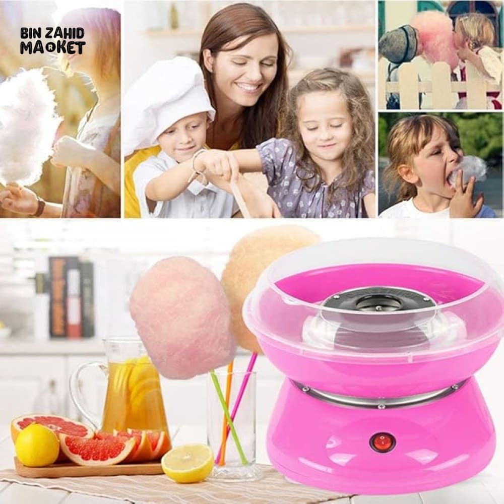ELECTRIC COTTON CANDY MACHINE – DIY SUGAR FLOSS FOR KIDS & PARTIES
