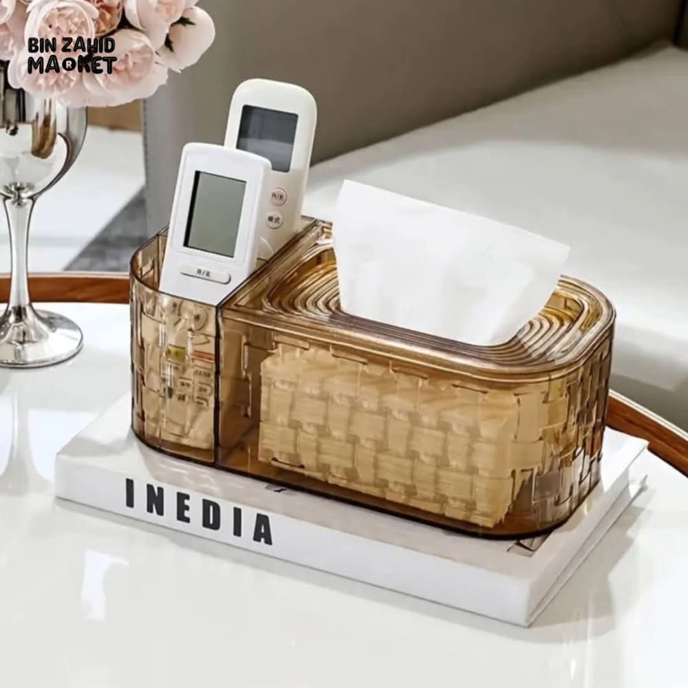 ELEGANT ACRYLIC TISSUE BOX DISPENSER – STYLISH NAPKIN HOLDER FOR CAFE & BEDROOM
