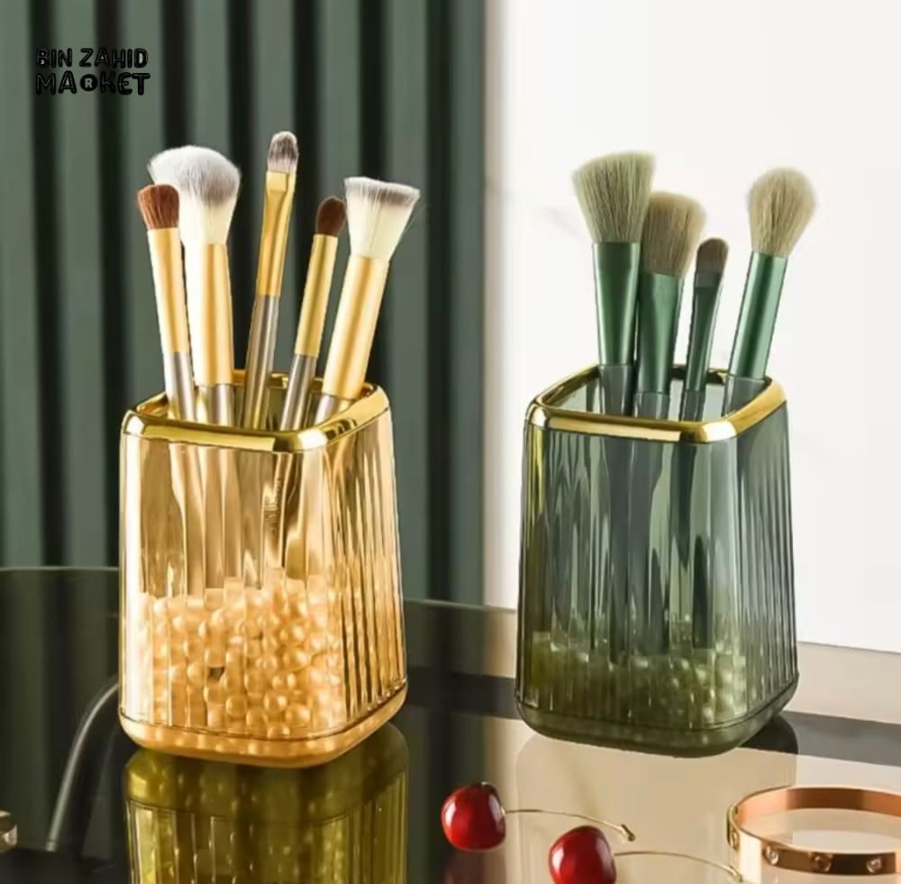 ELEGANT MAKEUP BRUSH HOLDER – STYLISH & DECORATIVE ORGANIZER