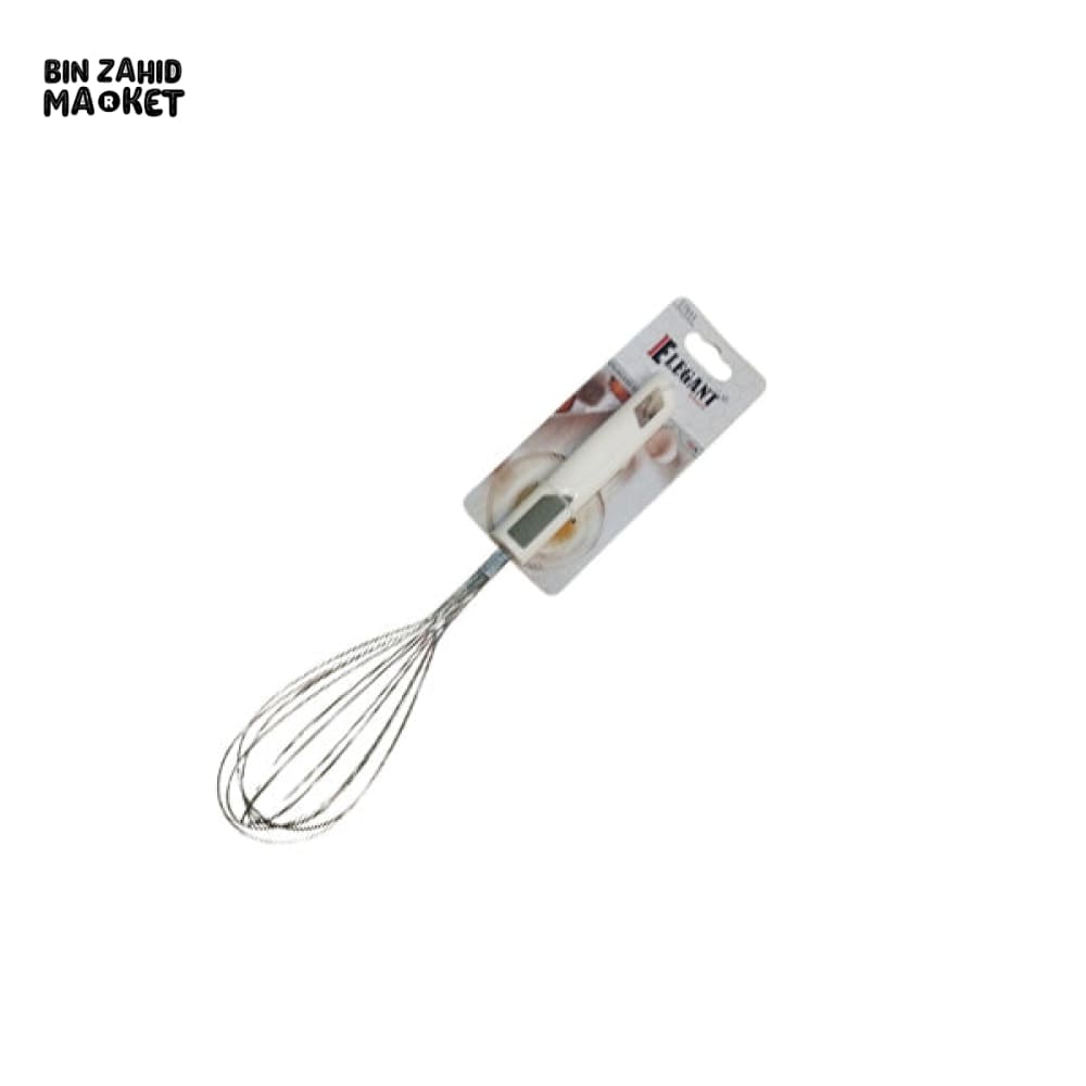 ELEGANT SS MEDIUM WHISK – STAINLESS STEEL WHISK FOR MIXING AND BEATING