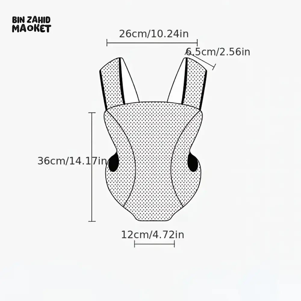 ERGONOMIC BABY CARRIER BREATHABLE & MULTI-FUNCTIONAL WRAP FRONT & BACK CARRY COMFORT FOR NEWBORNS