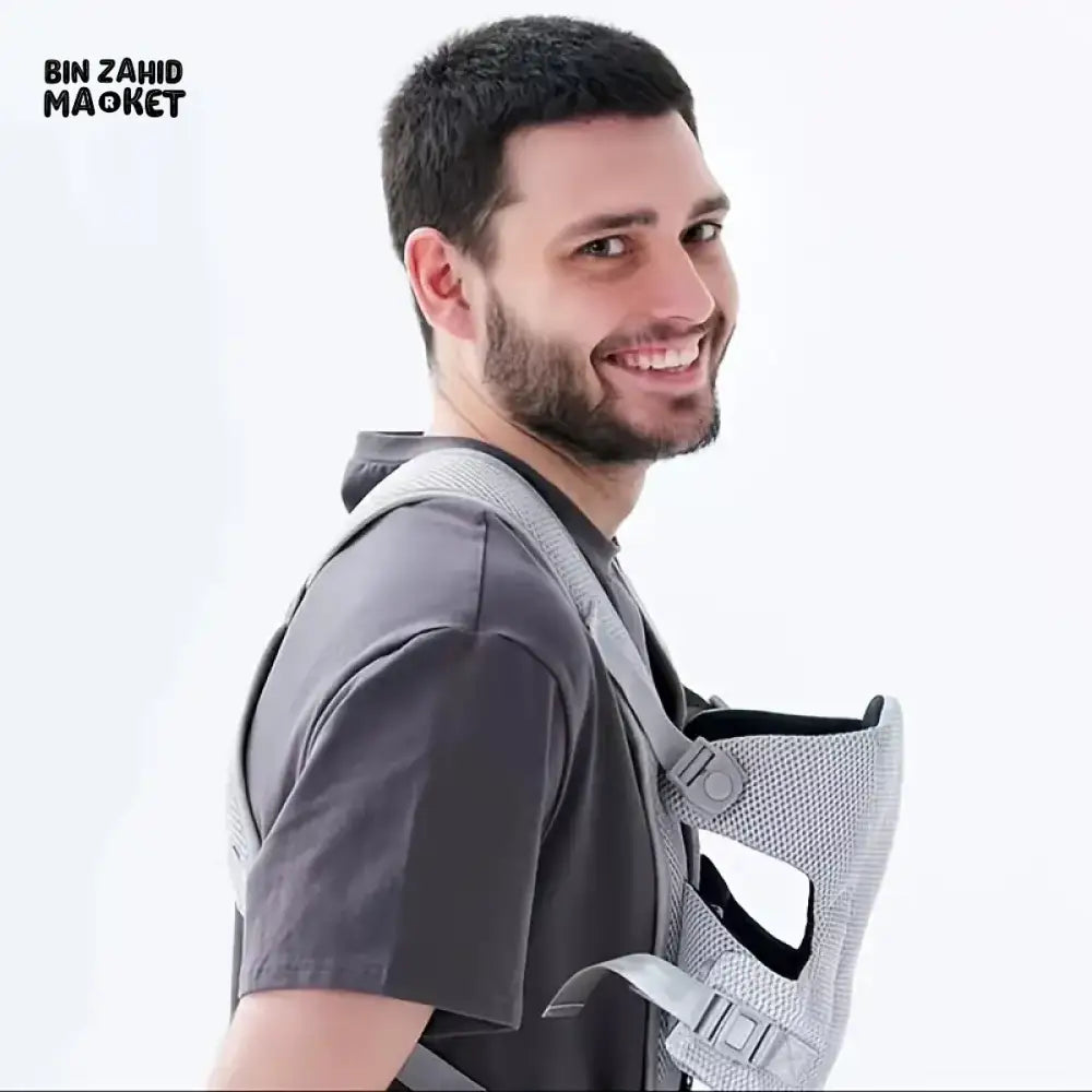 ERGONOMIC BABY CARRIER BREATHABLE & MULTI-FUNCTIONAL WRAP FRONT & BACK CARRY COMFORT FOR NEWBORNS