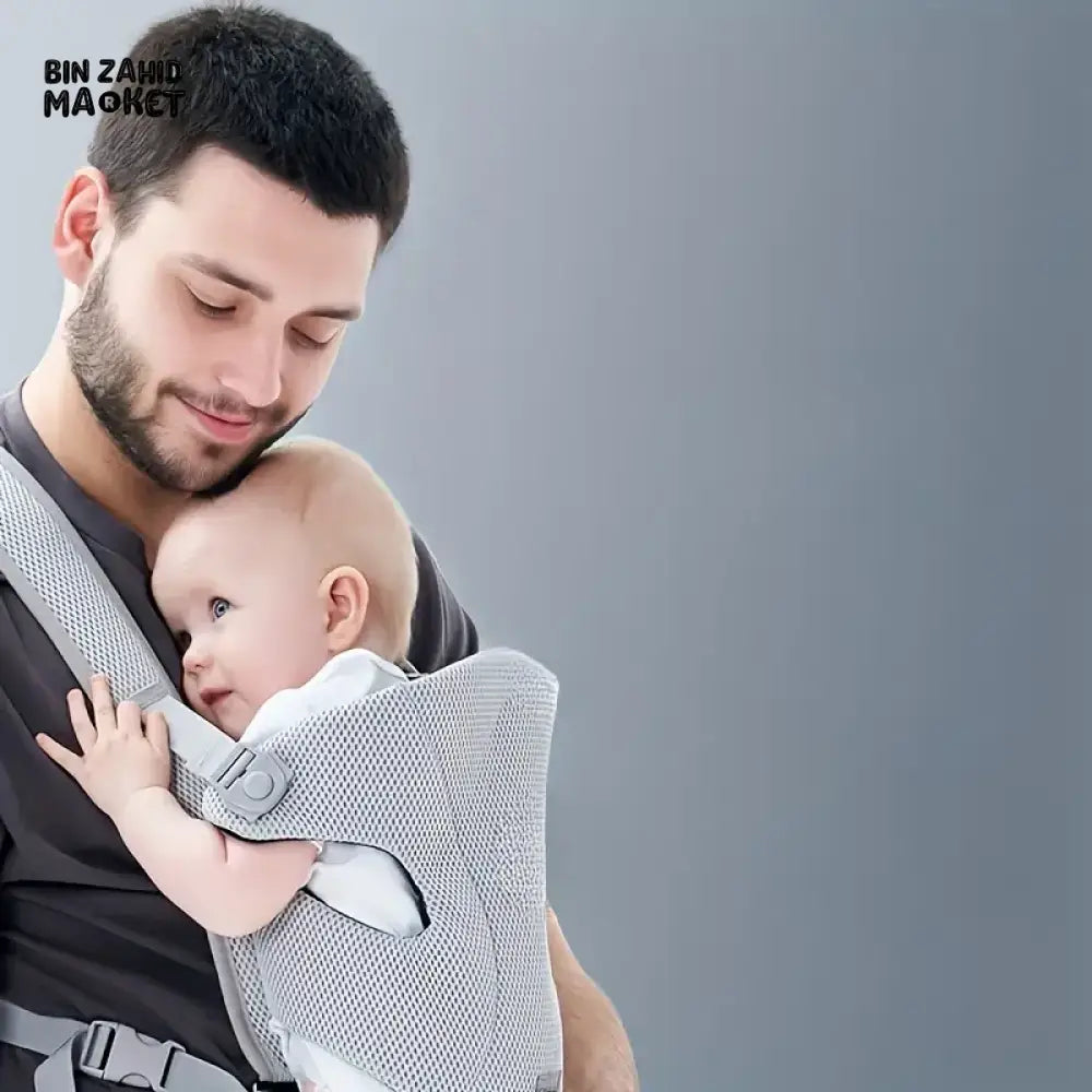 ERGONOMIC BABY CARRIER BREATHABLE & MULTI-FUNCTIONAL WRAP FRONT & BACK CARRY COMFORT FOR NEWBORNS
