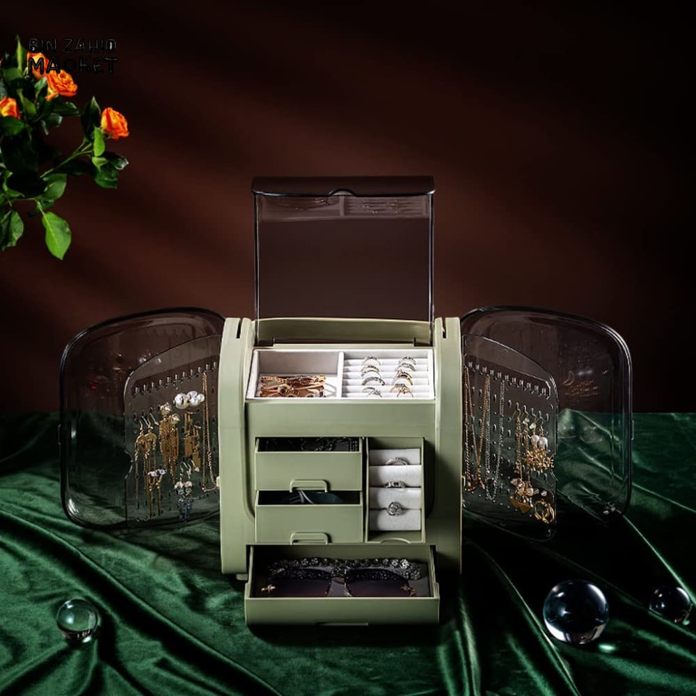 EUROPEAN STYLE JEWELRY STORAGE ORGANIZER CASE CAPITAL