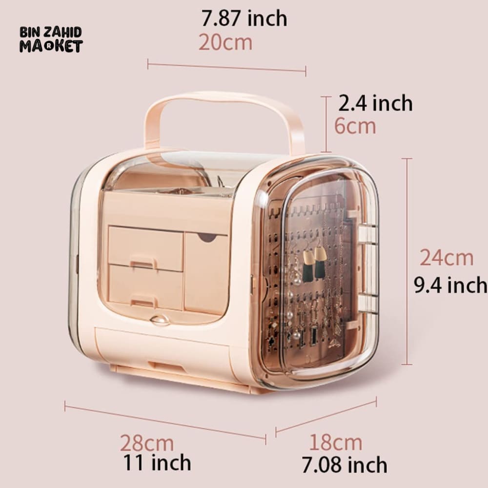 EUROPEAN STYLE JEWELRY STORAGE ORGANIZER CASE CAPITAL