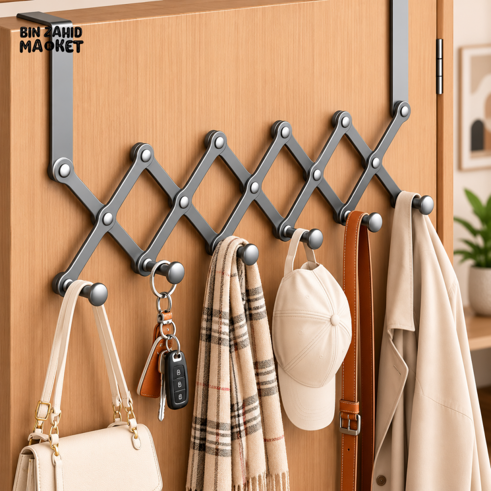 EXPANDABLE OVER-THE-DOOR HOOK RACK