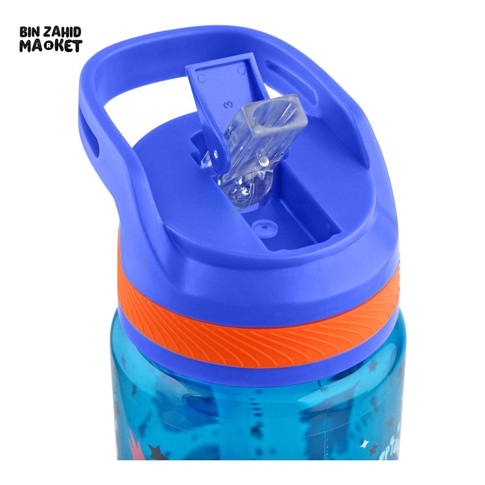 EYUN KIDS CARTOON FANCY WATER BOTTLE WITH HANDLE BLUE SB-10 750ML