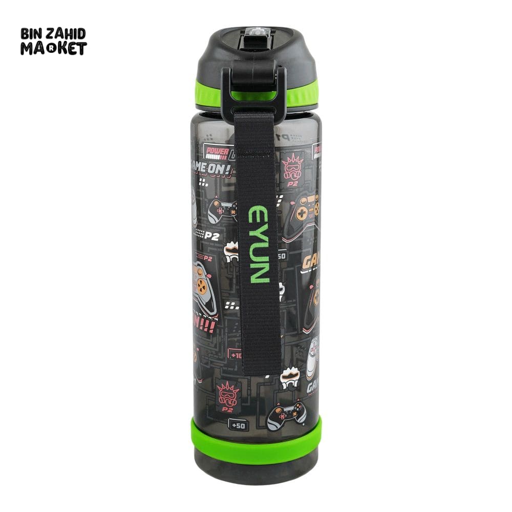 EYUN KIDS FANCY WATER BOTTLE FREE SIP BLACK SB-09 750ML