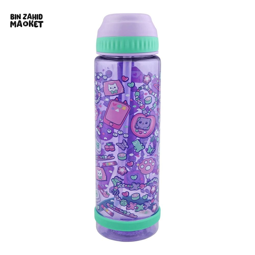 EYUN KIDS FANCY WATER BOTTLE FREE SIP PURPLE SB-09 750ML