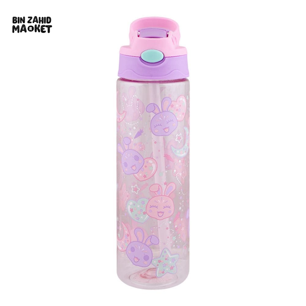 EYUN KIDS FANCY WATER BOTTLE WITH HANDLE PINK SB-06 700ML