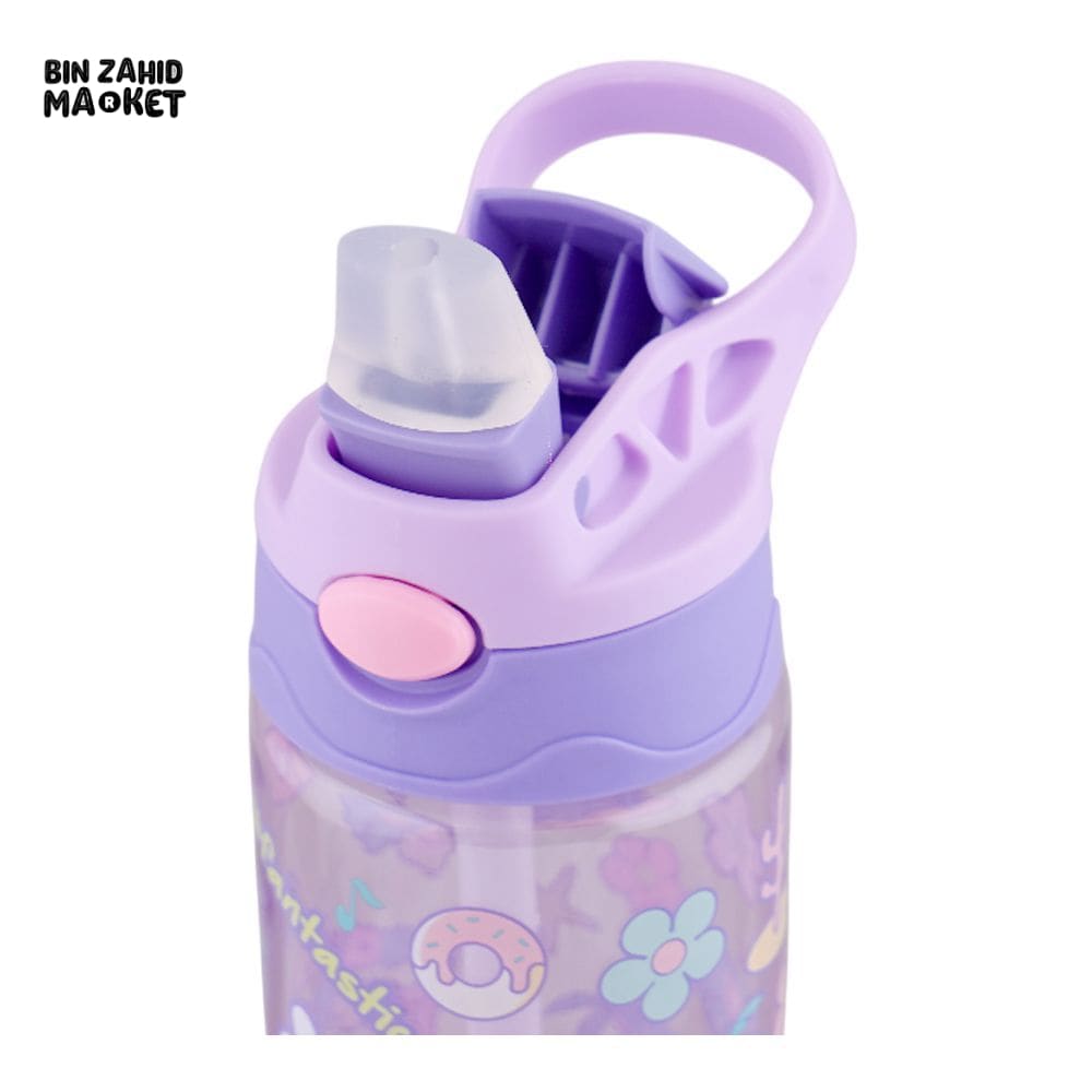 EYUN KIDS FANCY WATER BOTTLE WITH HANDLE PURPLE SB-06 700ML