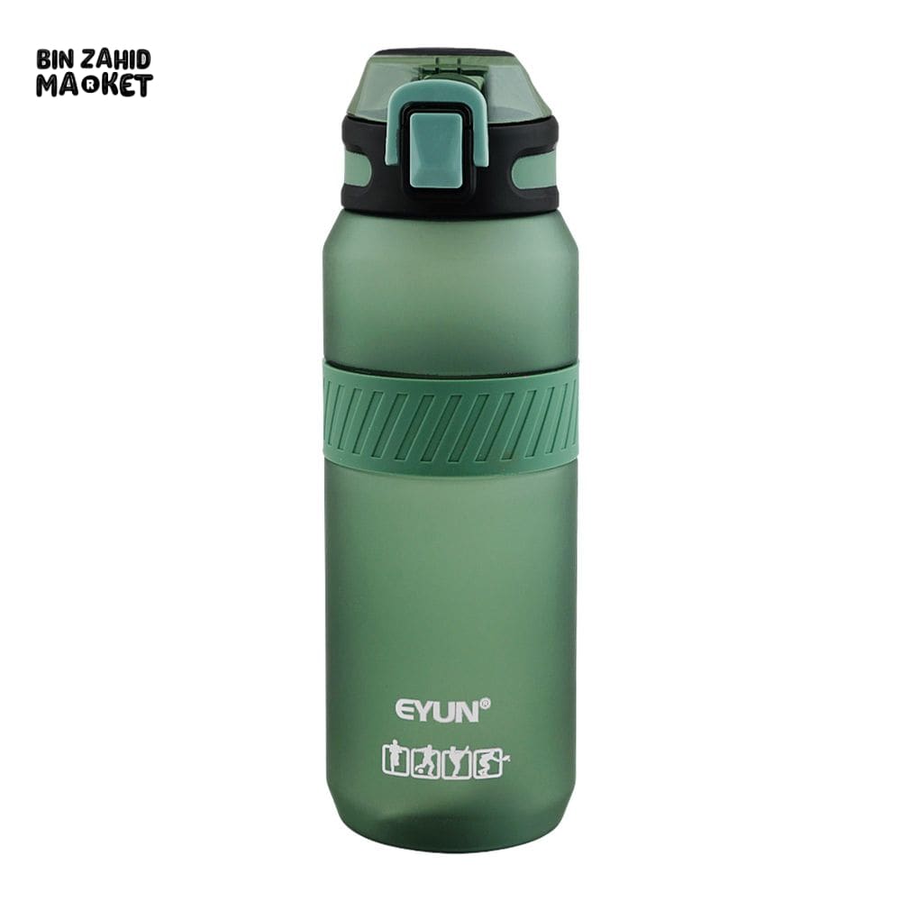 EYUN PLAIN WATER BOTTLE WITH CAP LOCK GREEN SB-05 1000ML