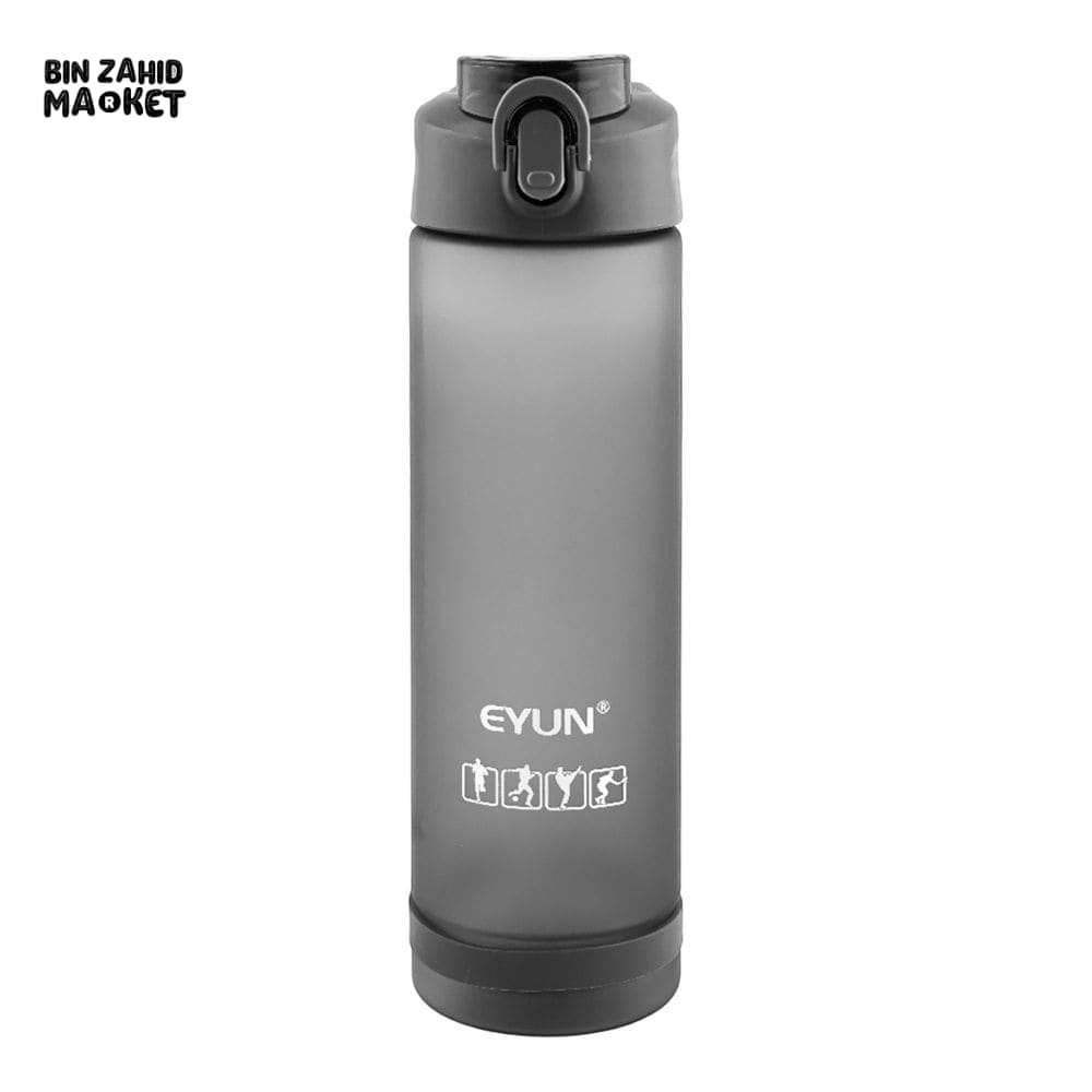 EYUN SPORTS PLASTIC WATER BOTTLE WITH HANDLE BLACK SB-16 850ML