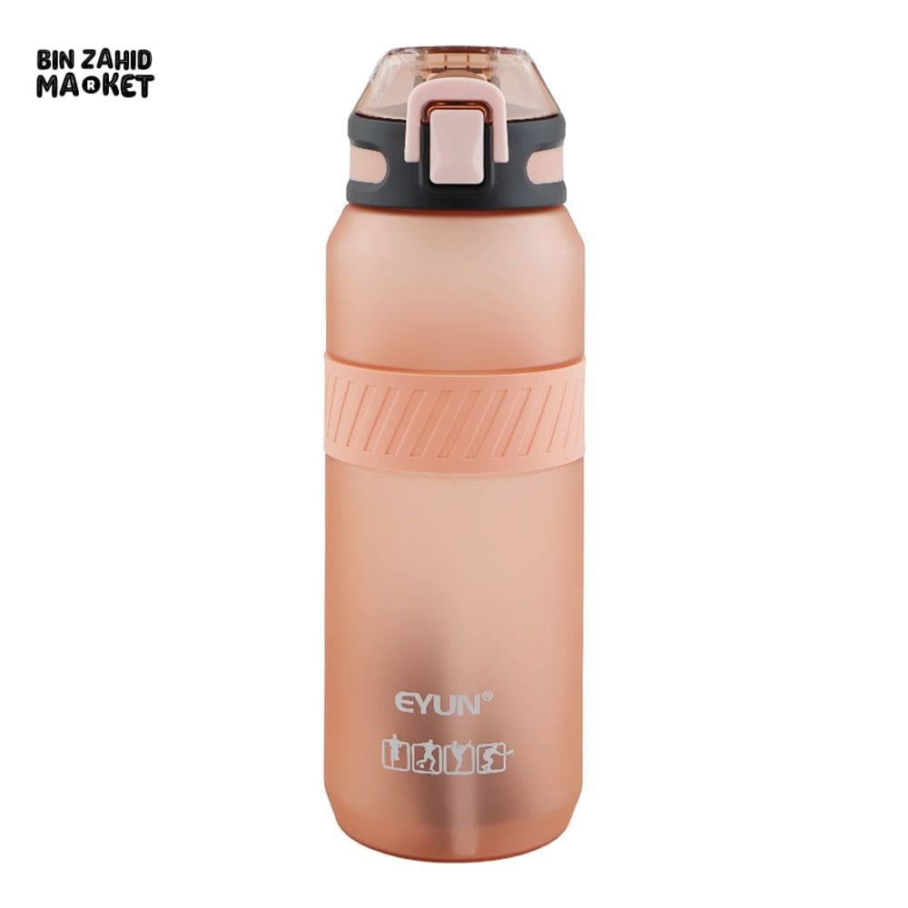 EYUN SPORTS PLASTIC WATER BOTTLE WITH HANDLE PINK SB-16 850ML