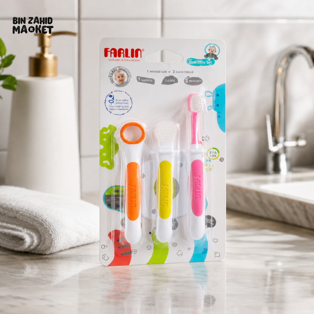 FARLIN 3 STAGE BABY ORAL HYGIENE SET