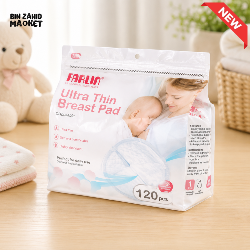 FARLIN DISPOSABLE BREAST PADS PK-120 ULTRA THIN