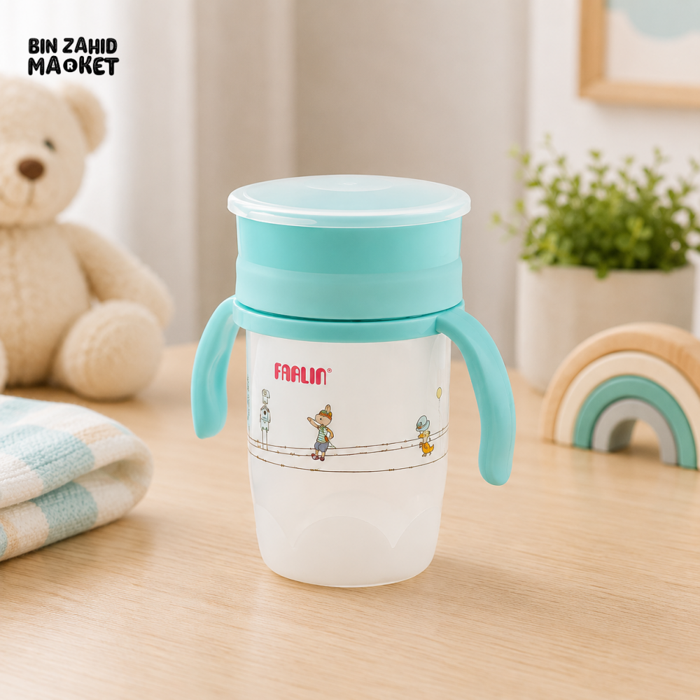 FARLIN DRINKING CUP 240ML-GREEN