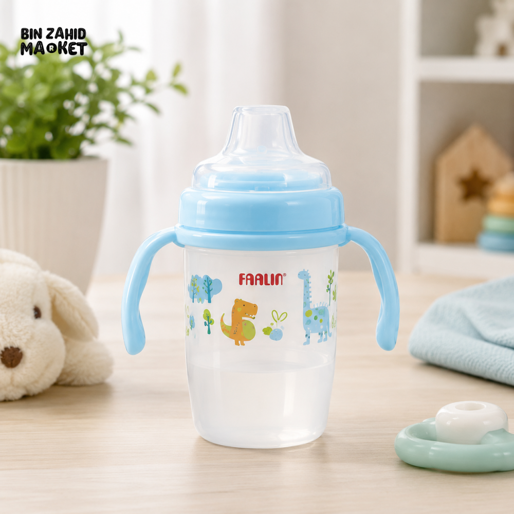FARLIN DRINKING CUP STEP 2-SPOUT 240ML-GREEN