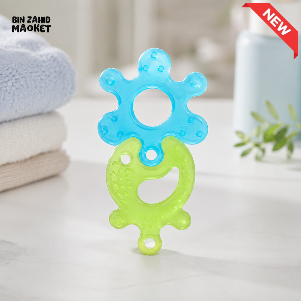 FARLIN PUZZLE GUM SOOTHER - GREEN & BLUE