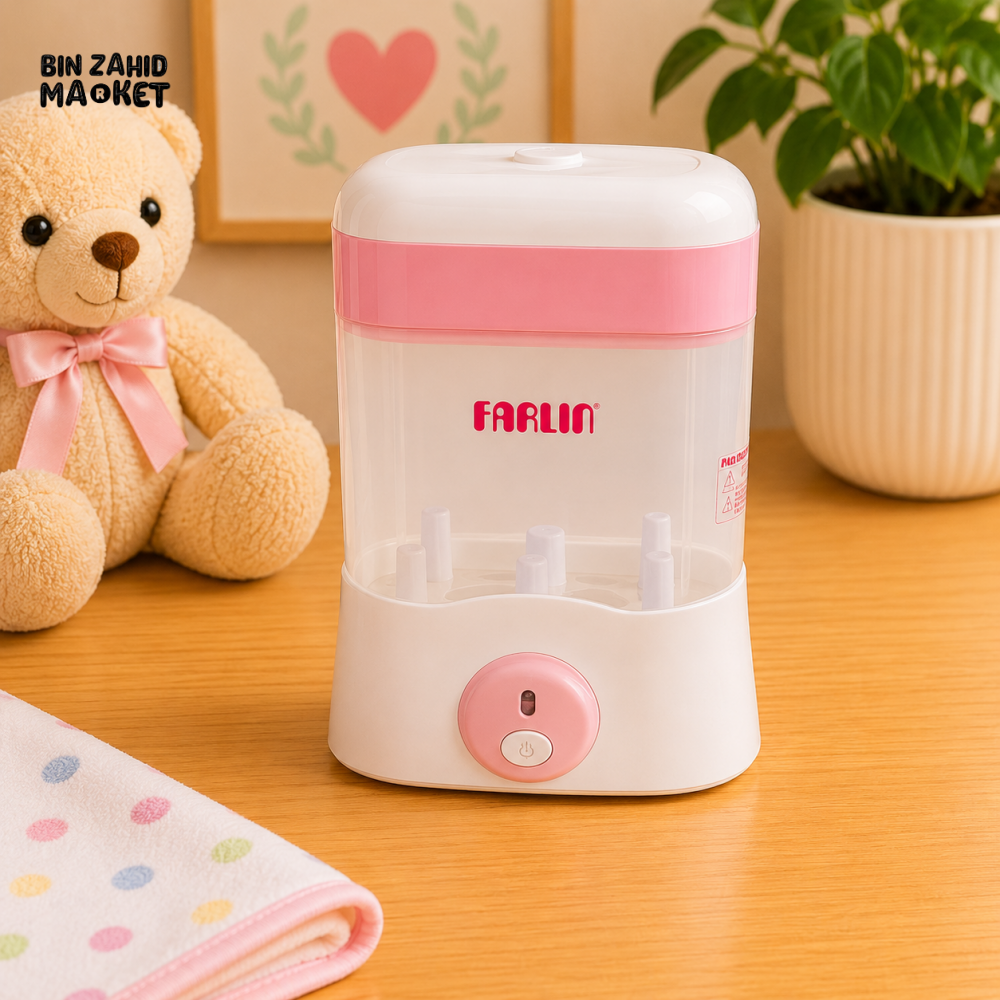 FARLIN STEAM STERILIZER 3 BOTTLES