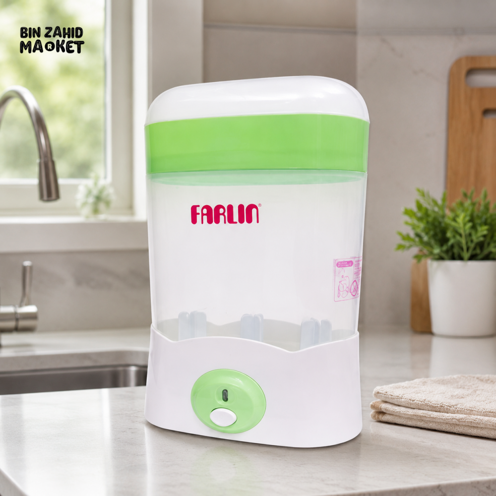 FARLIN STEAM STERILIZER 3 BOTTLES