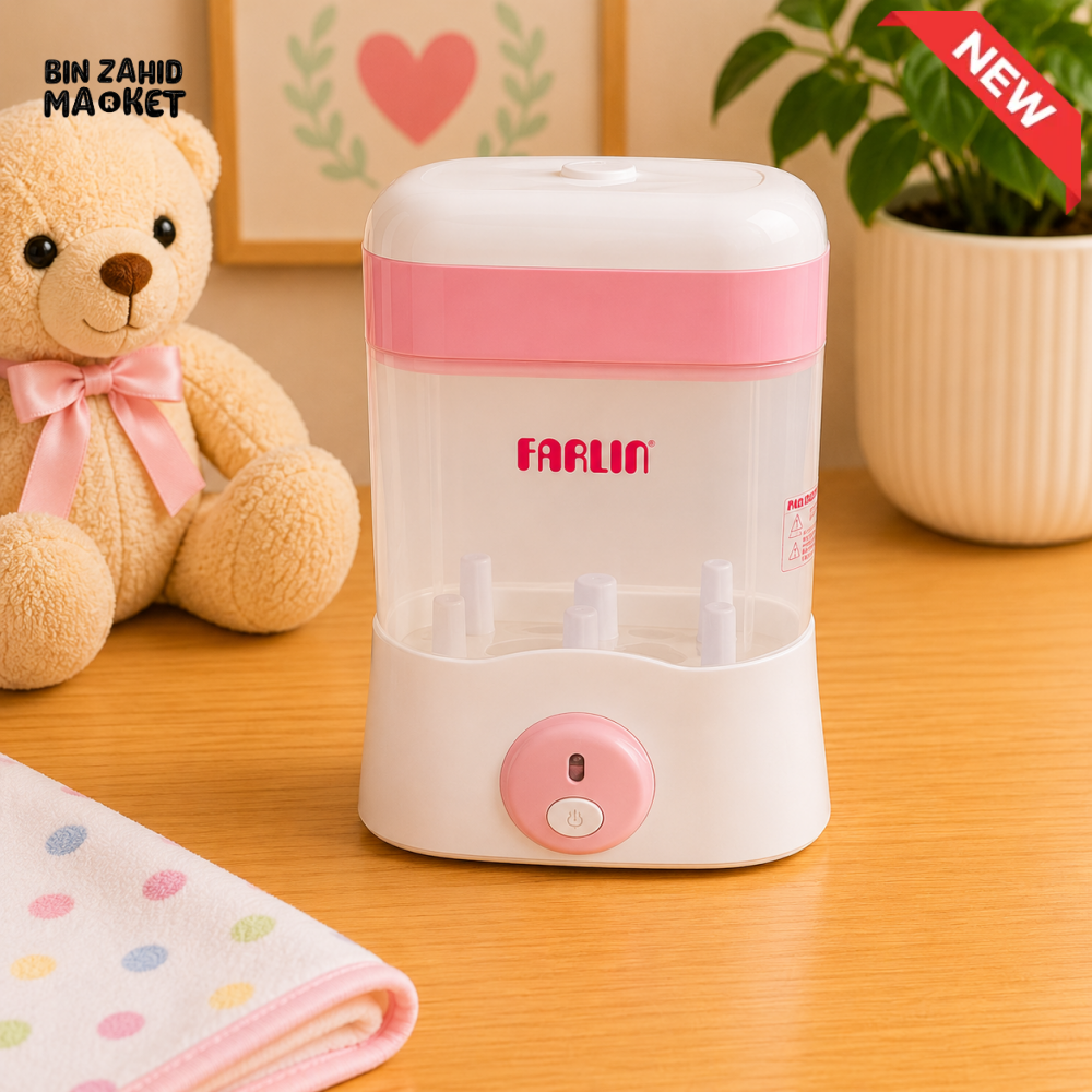 FARLIN STEAM STERILIZER 3 BOTTLES