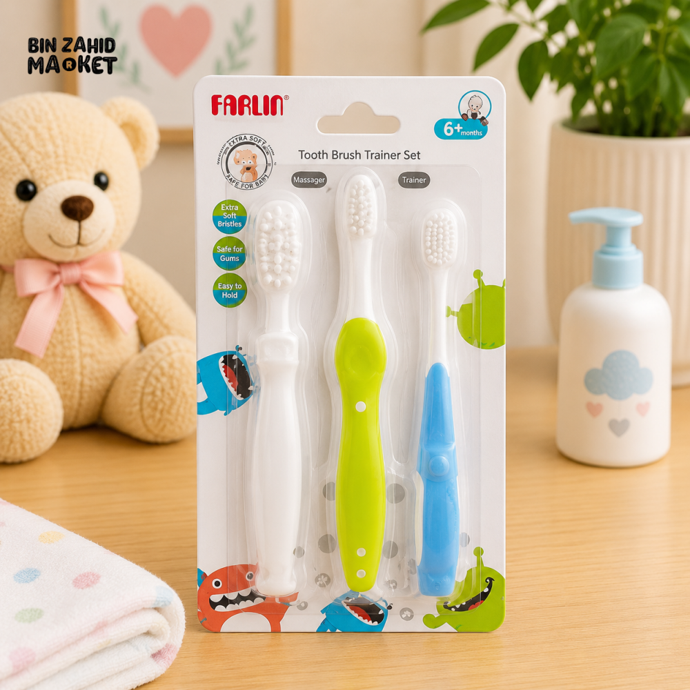 FARLIN THREE STAGES TOOTH BRUSH SET