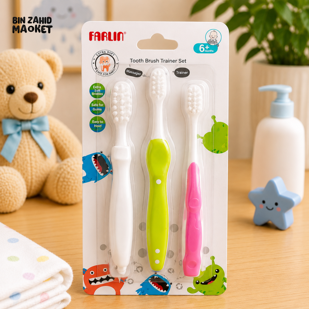 FARLIN THREE STAGES TOOTH BRUSH SET