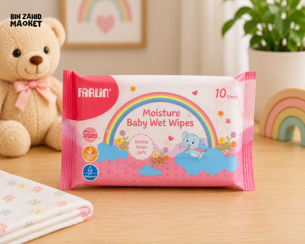 FARLIN WET WIPES ANTI RASH PK-10
