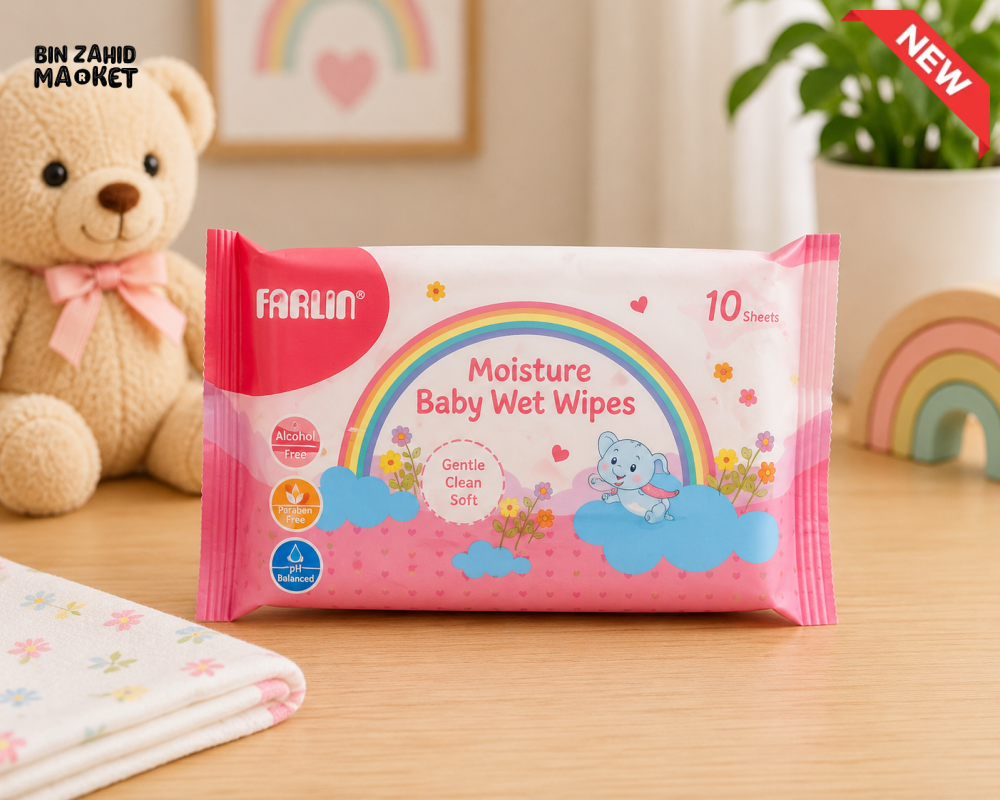 FARLIN WET WIPES ANTI RASH PK-10