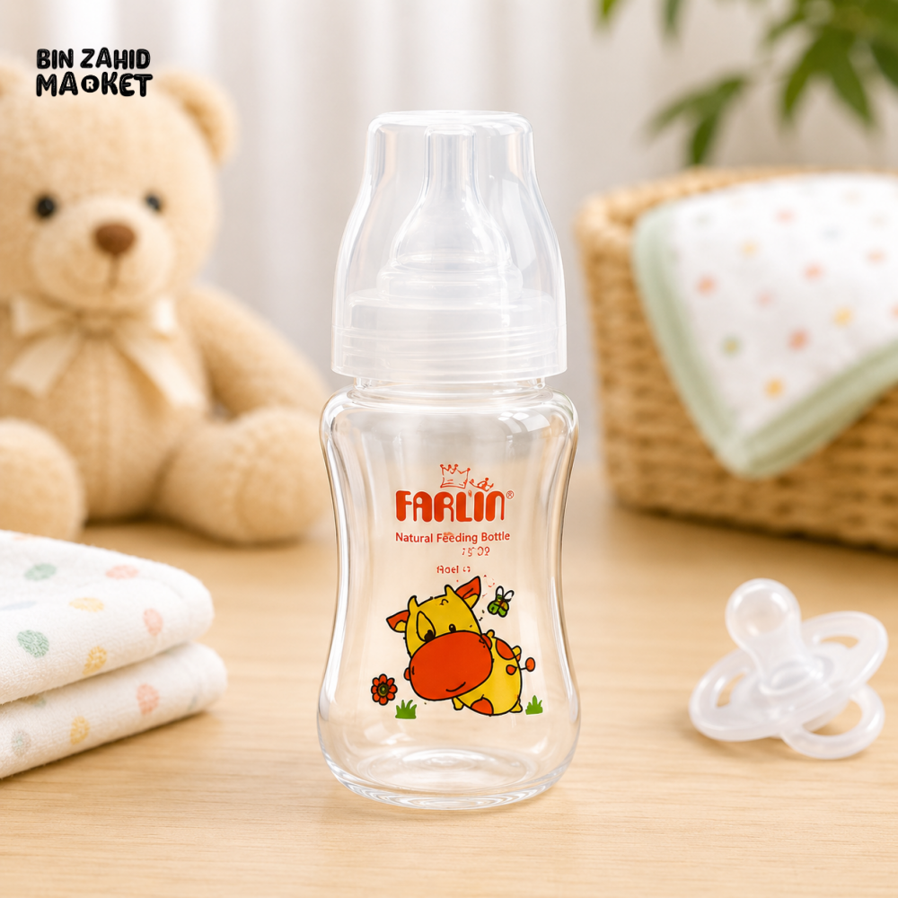 FARLIN WIDE NECK FEEDING BOTTLE 300CC