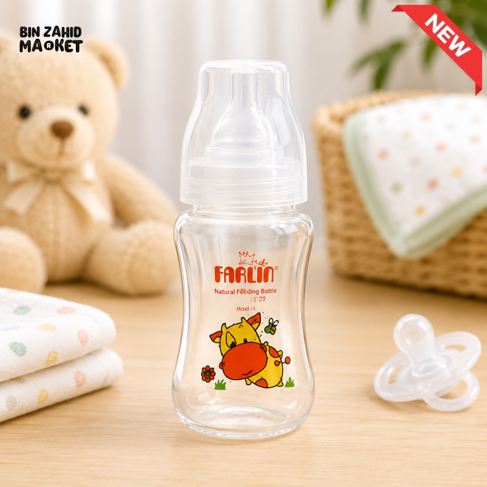 FARLIN WIDE NECK FEEDING BOTTLE 300CC