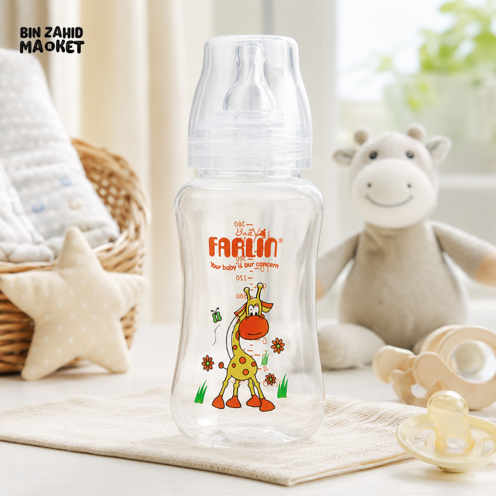 FARLIN WIDE NECK FEEDING BOTTLE 360CC