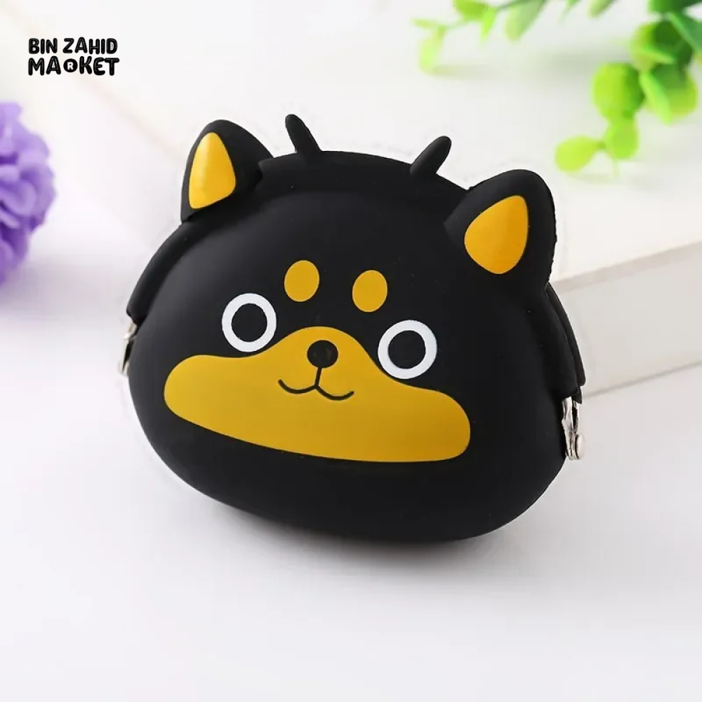 FASHION COIN PURSE CUTE MINI CARTOON SILICONE CLUTCH BAG
