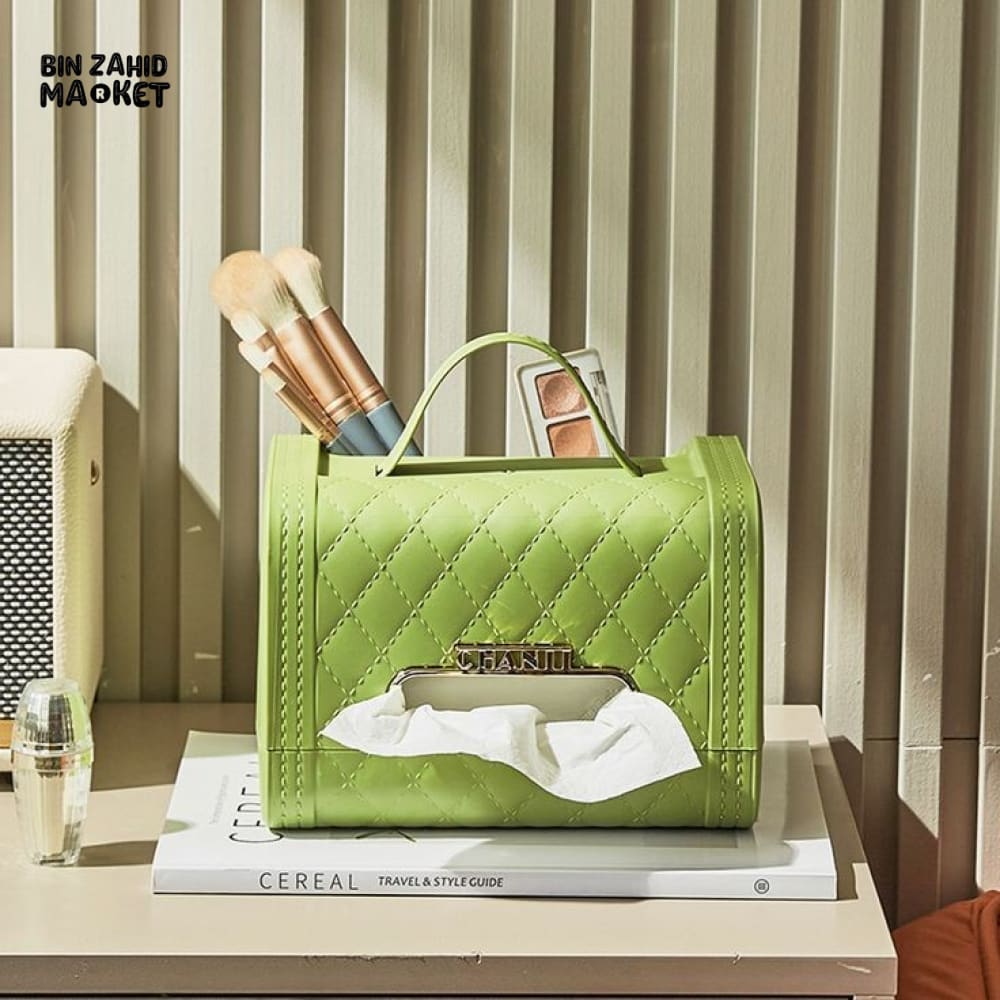 FAUX BAG LOOKALIKE TISSUE BOX