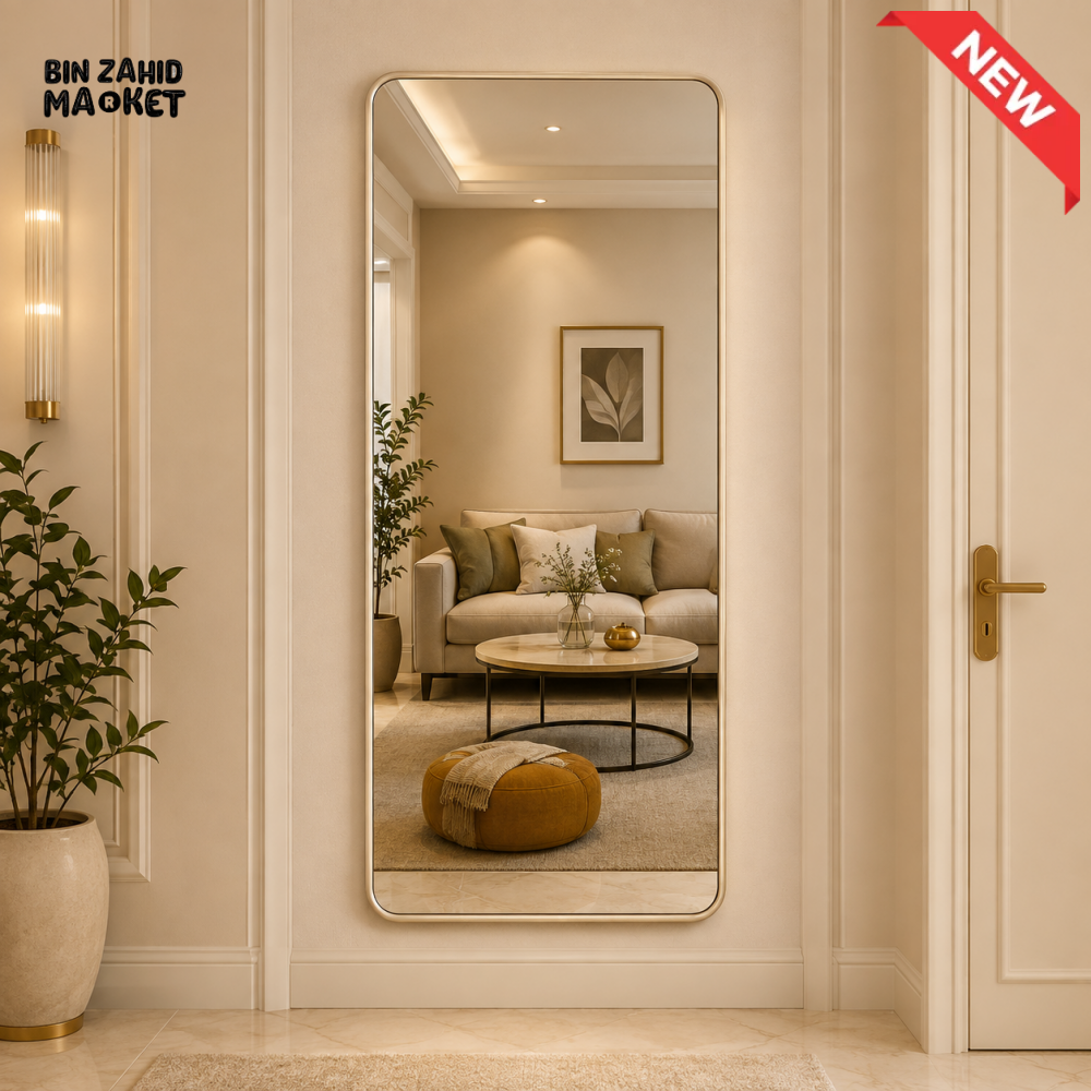 FLEXIBLE OVAL SELF-ADHESIVE WALL MIRROR