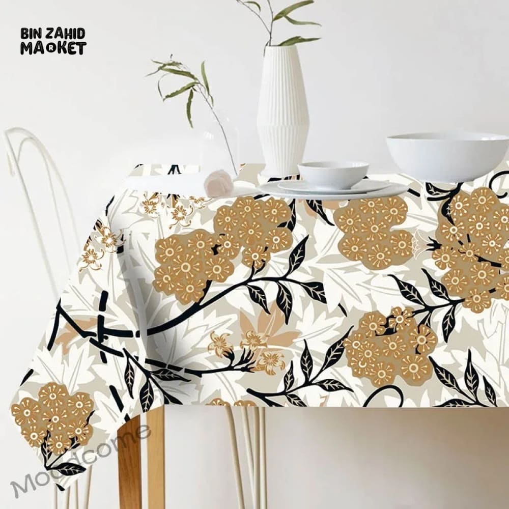 FLORAL WATERPROOF TABLE CLOTH