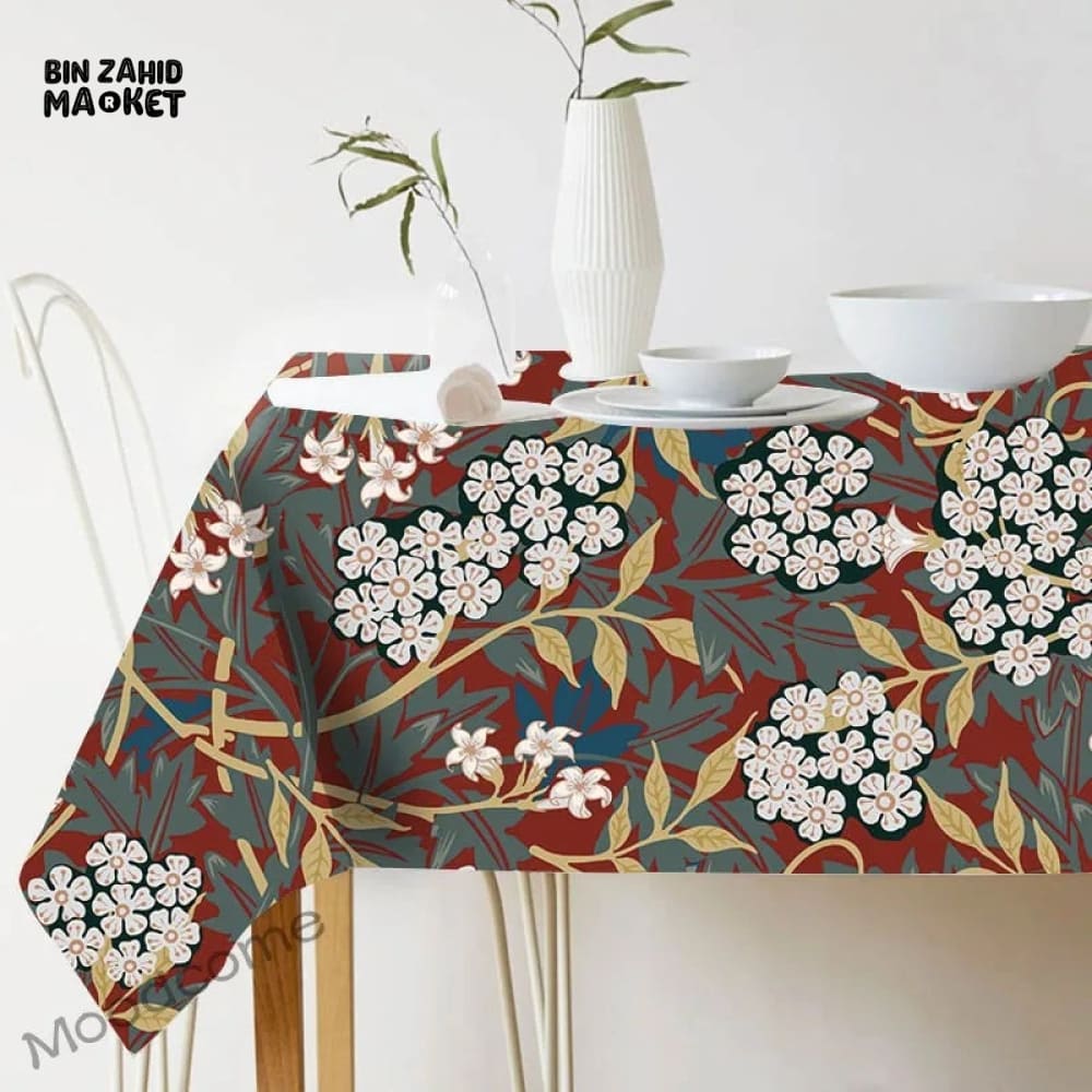 FLORAL WATERPROOF TABLE CLOTH